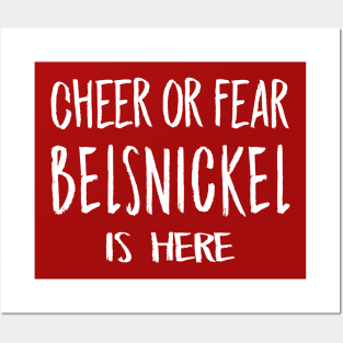 Cheer or Fear Belsnickel Is Here Dwight Schrute Office Christmas Posters and Art